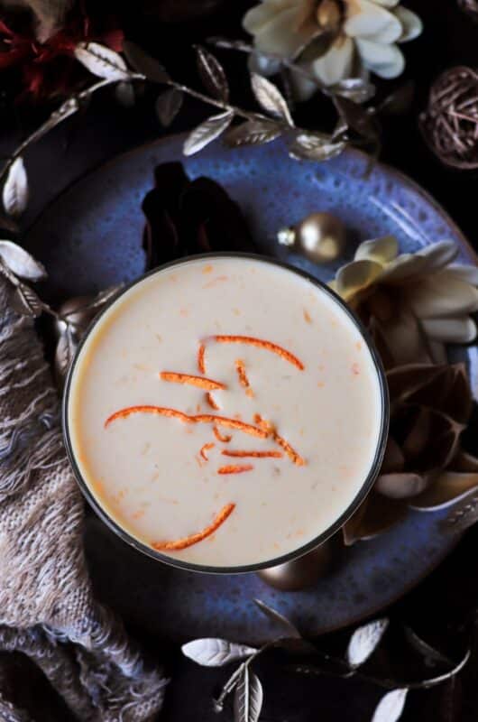 Creamy Clementine Brandy Cocktail