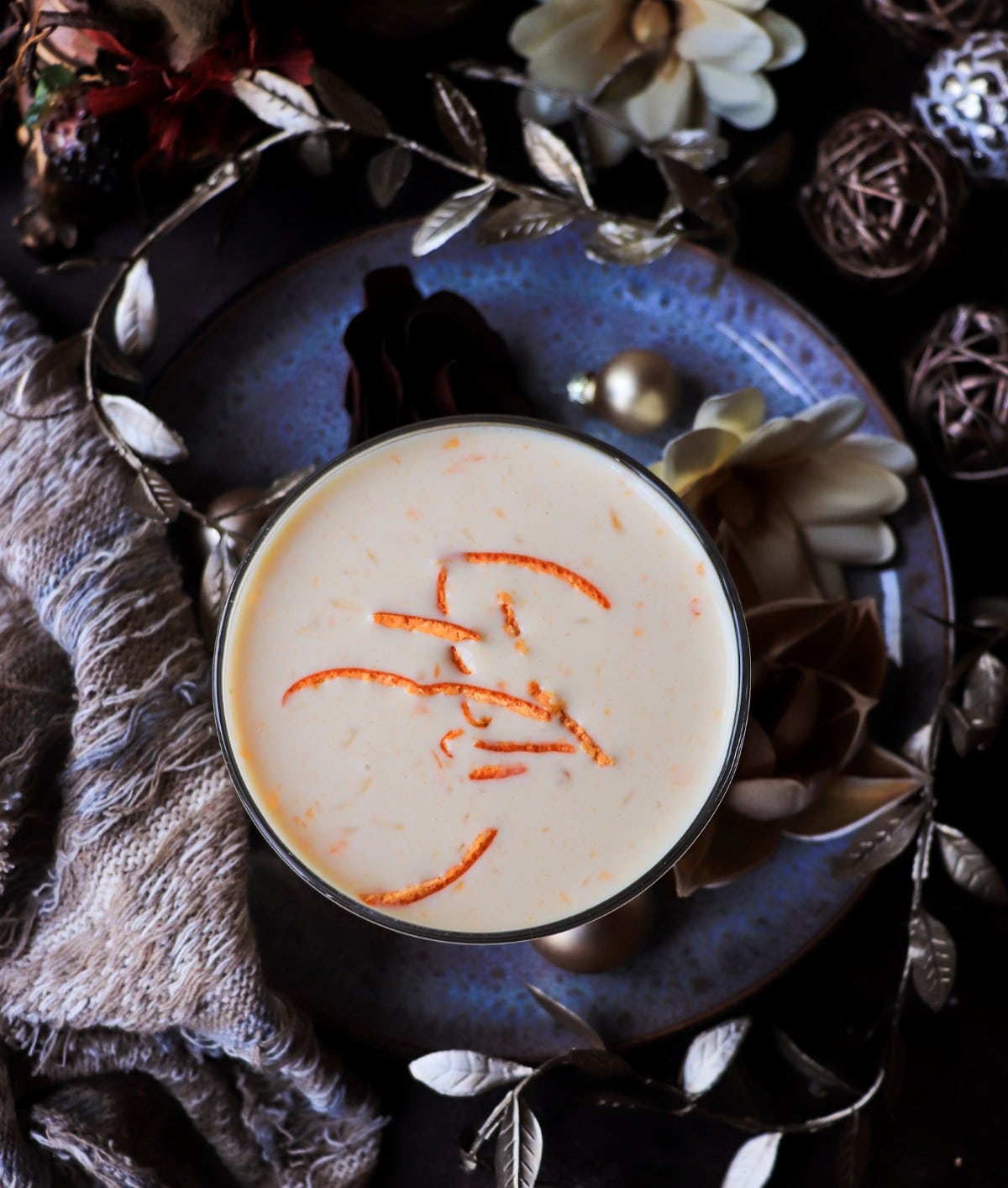 Creamy Clementine Brandy Cocktail