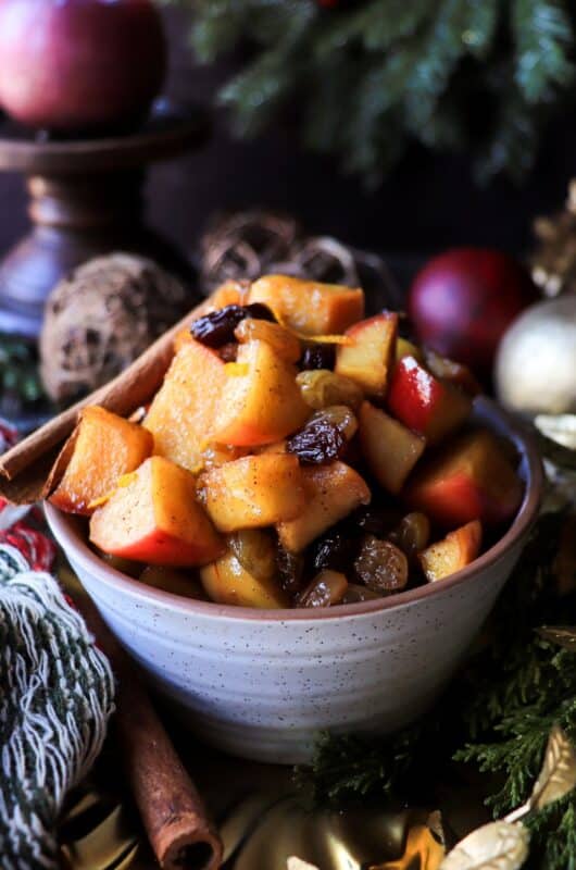 Rum and Raisin Sautéed Apples