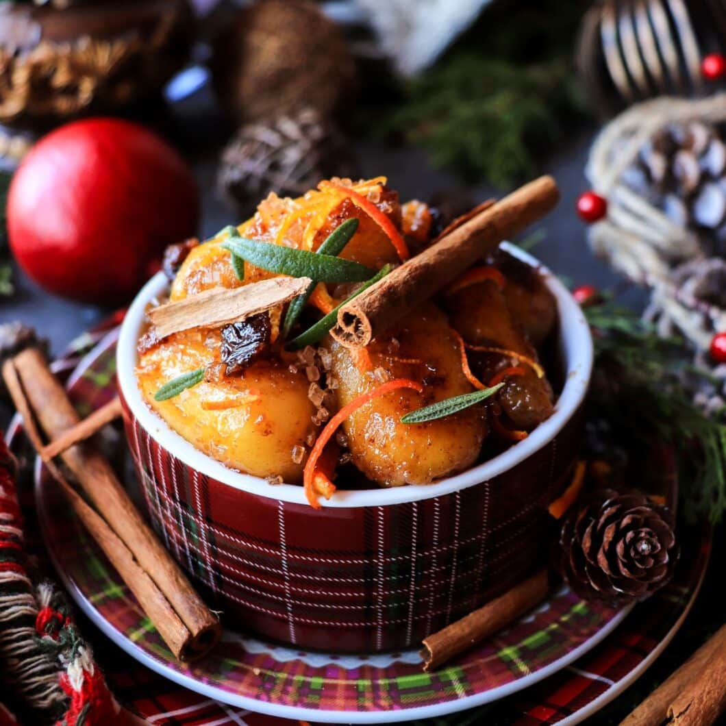 Soft Dessert Gnocchi with Rum and Raisins