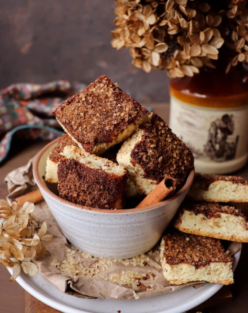 Cinnamon Sugar Shortbread Cookies