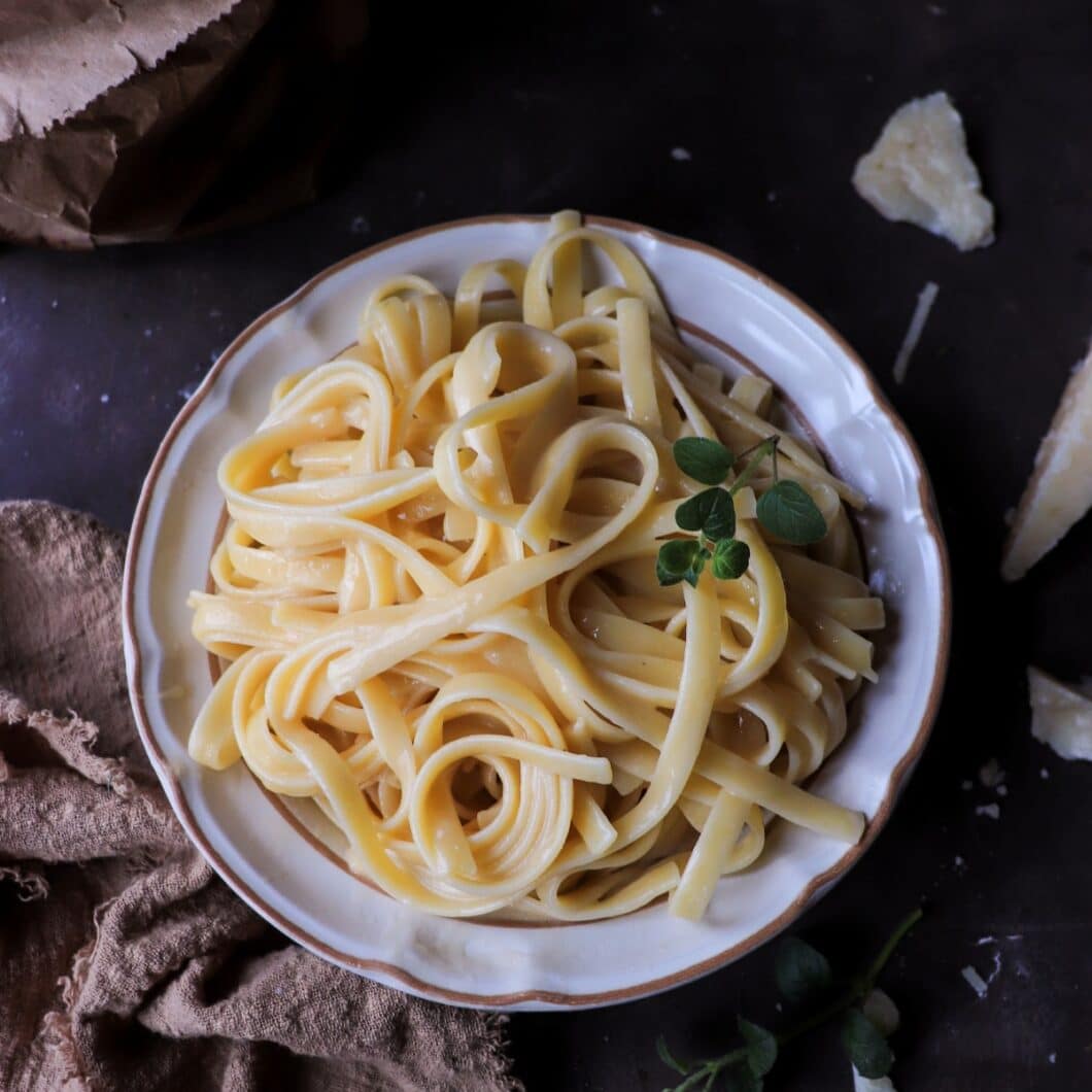 How to Make Italian Butter Pasta (Fettuccine al Burro)