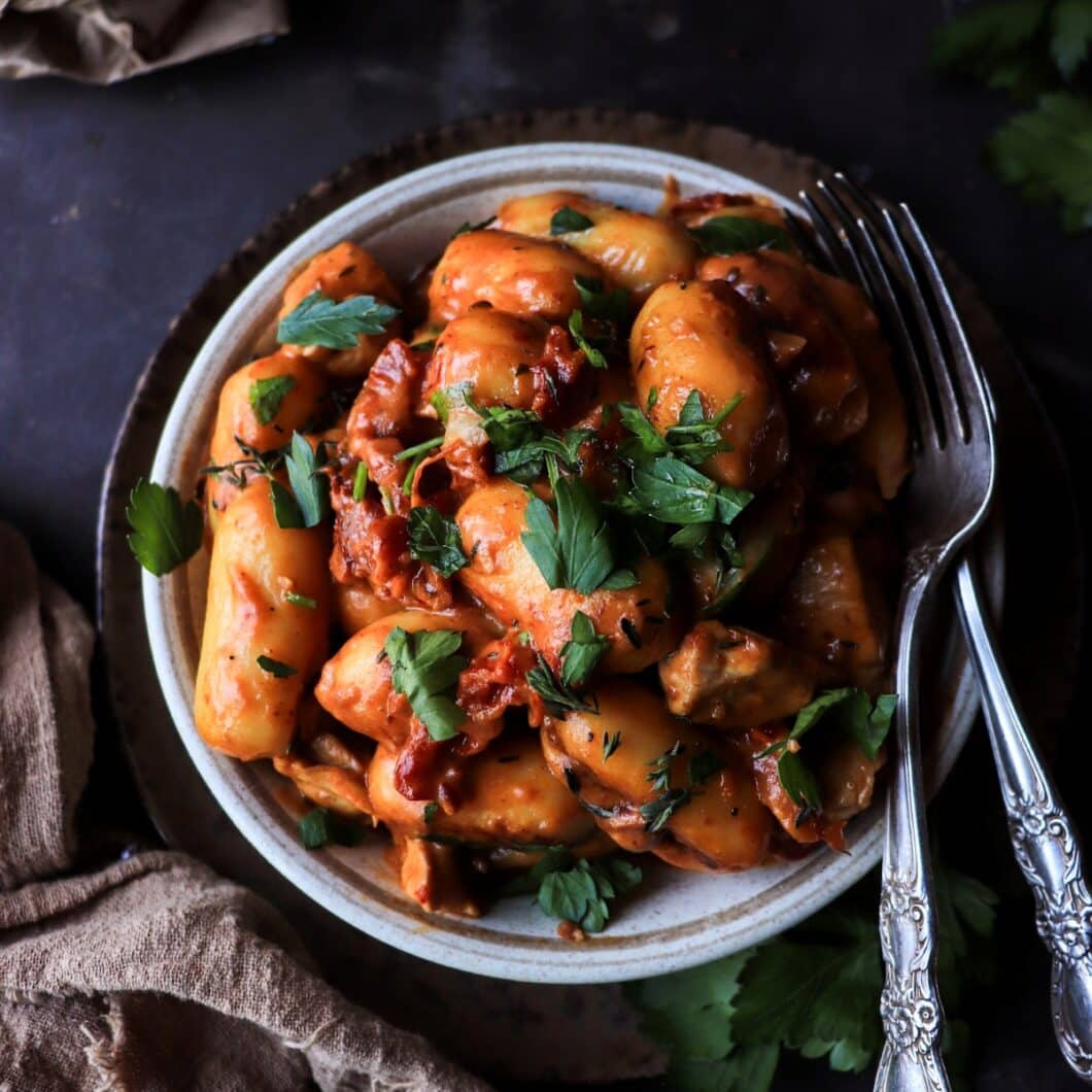 Skillet Gnocchi with Marry Me Chicken Sauce