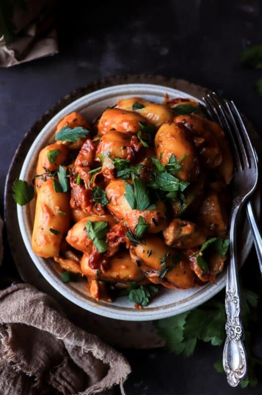 Skillet Gnocchi with Marry Me Chicken Sauce