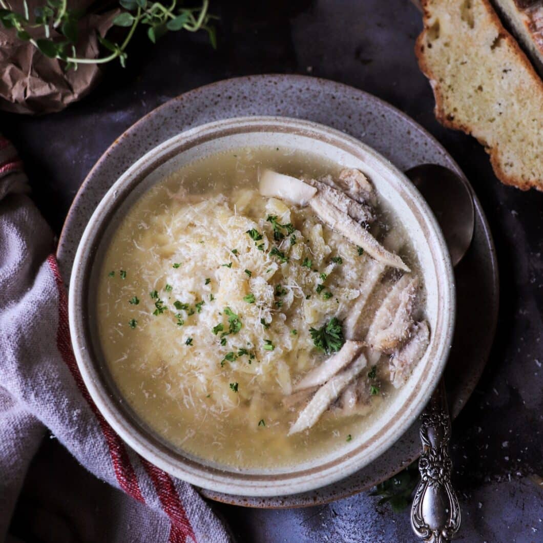 Italian Pastina-Style Chicken Soup