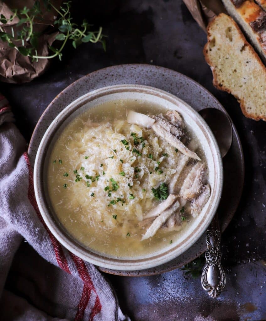Italian Pastina-Style Chicken Soup