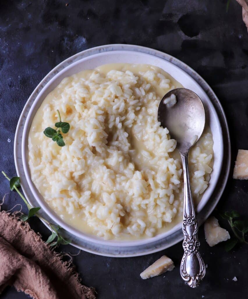 Risotto al Parmigiano (Classic Parmesan Risotto)
