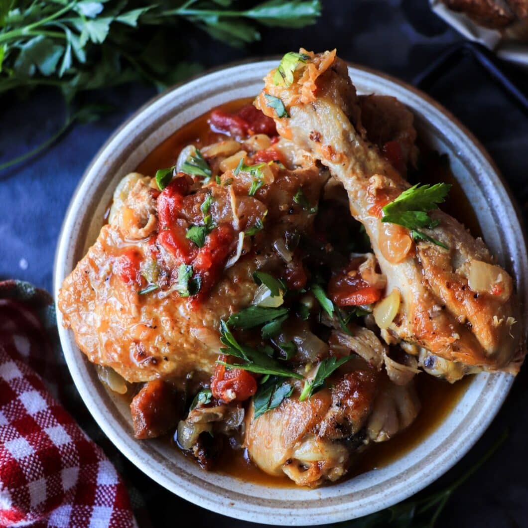 Traditional Chicken Cacciatore (Pollo alla Cacciatora)
