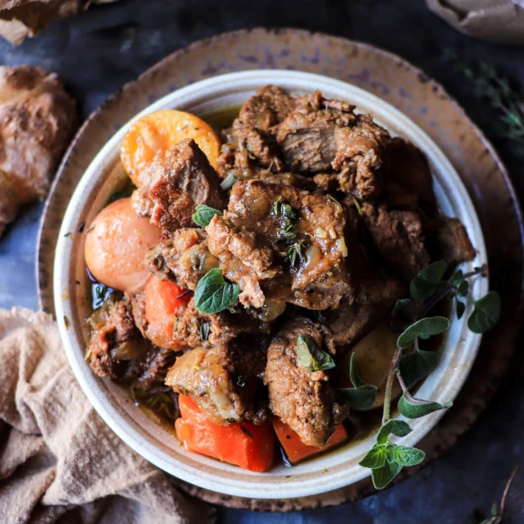 Traditional Irish Stew with Guinness