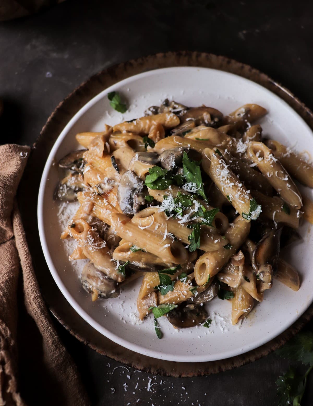 Creamy Mushroom Marsala Pasta