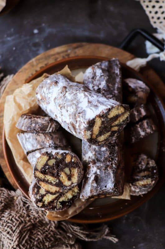 Italian Chocolate Salami (Salame al Cioccolato)