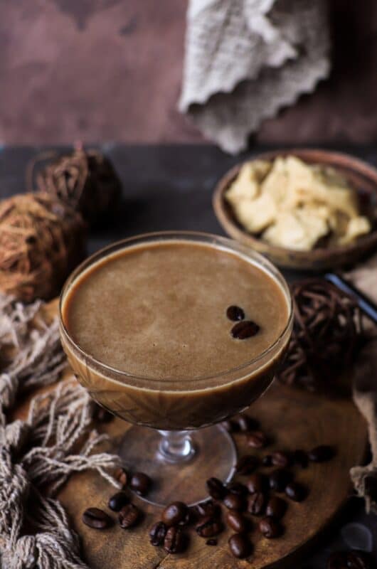 Coffee Halva Cocktail - A Decadent Dessert Martini