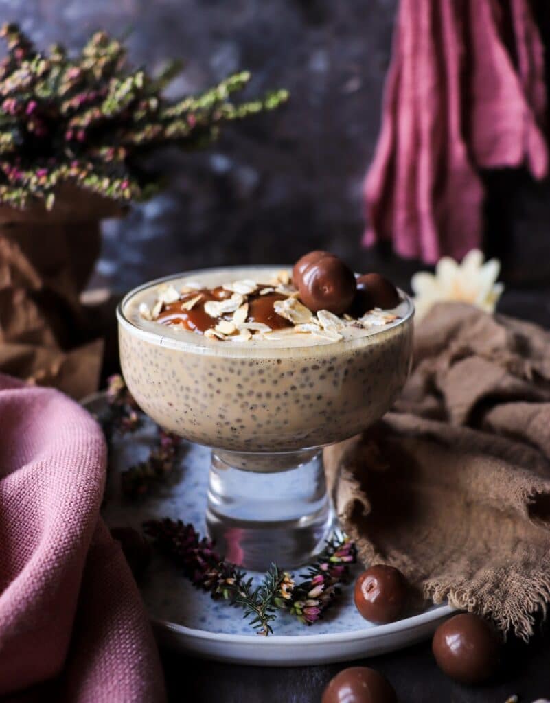 Dulce de Leche Chia Pudding with Greek Yogurt