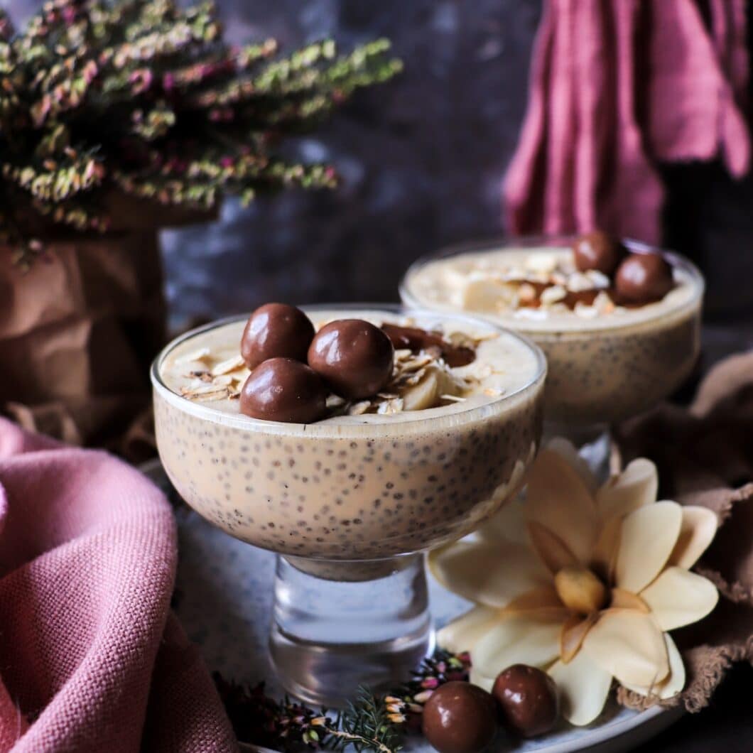 Dulce de Leche Chia Pudding with Greek Yogurt