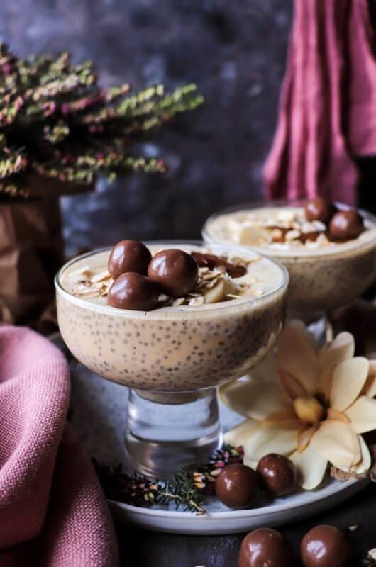 Dulce de Leche Chia Pudding with Greek Yogurt