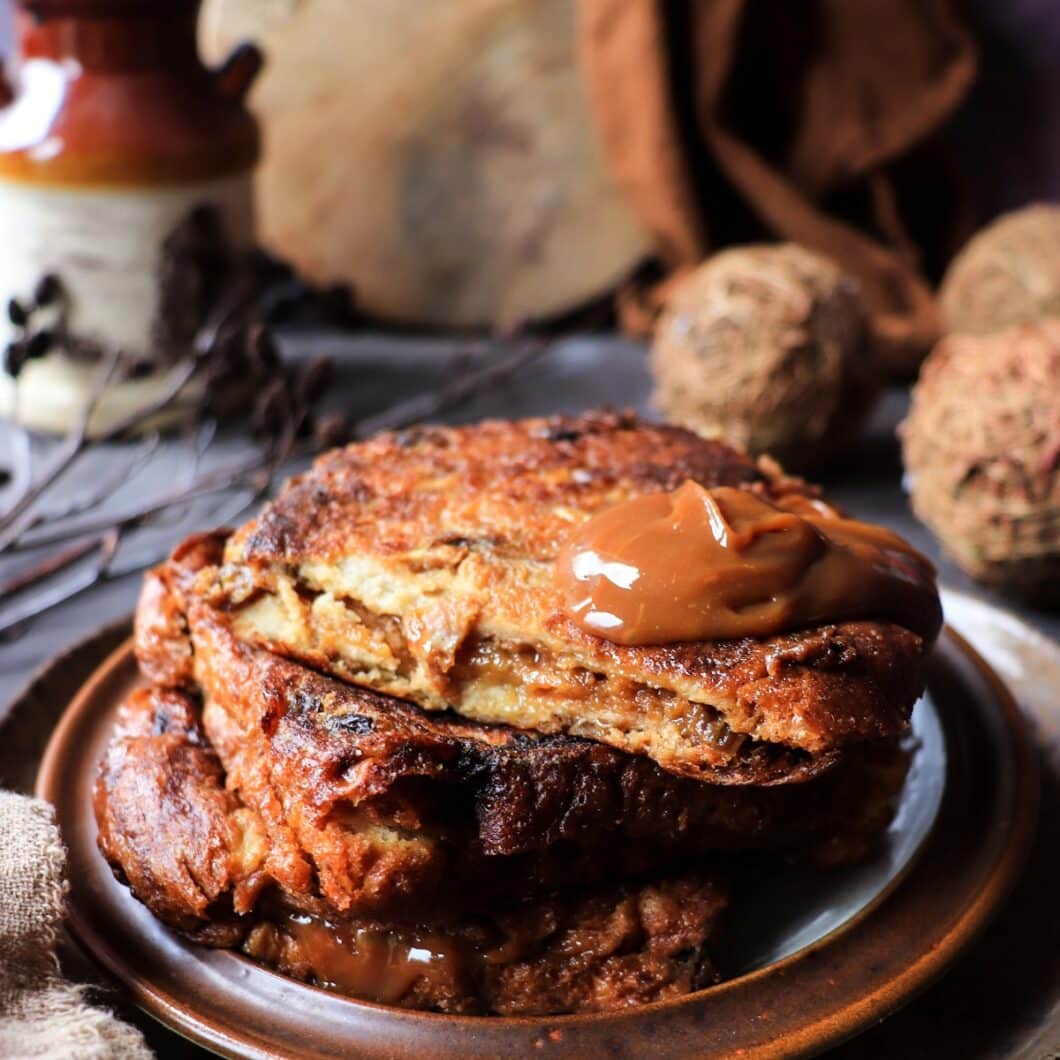 Dulce de Leche Stuffed French Toast