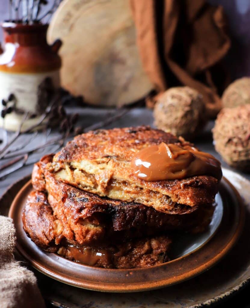 Dulce de Leche Stuffed French Toast