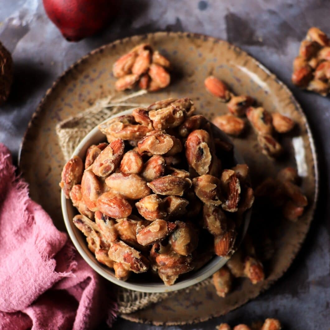 How to Make Frosted Maple Candied Almonds