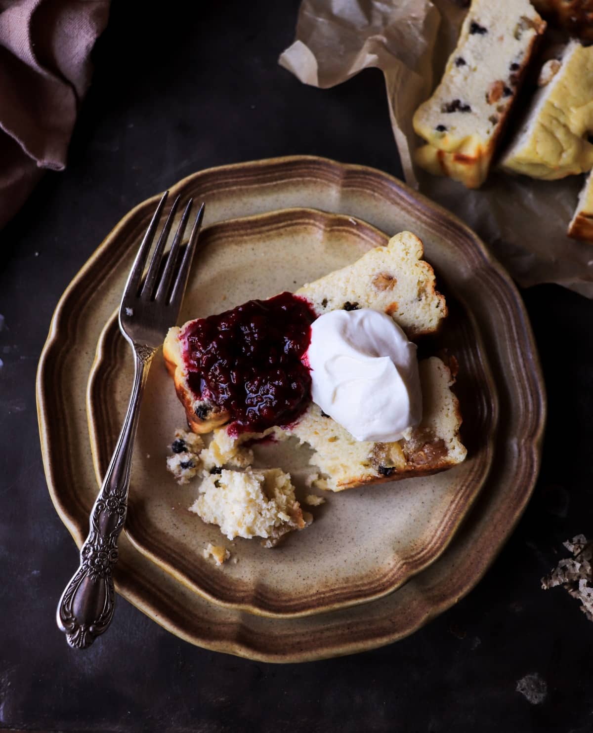traditional Eastern European cottage cheese bake