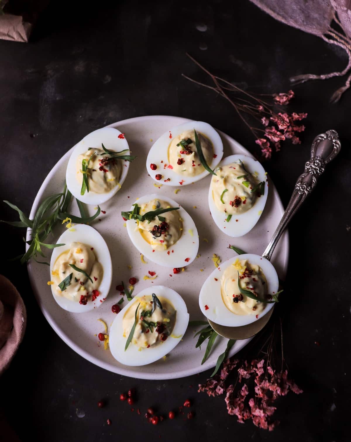 French-inspired tarragon deviled eggs recipe