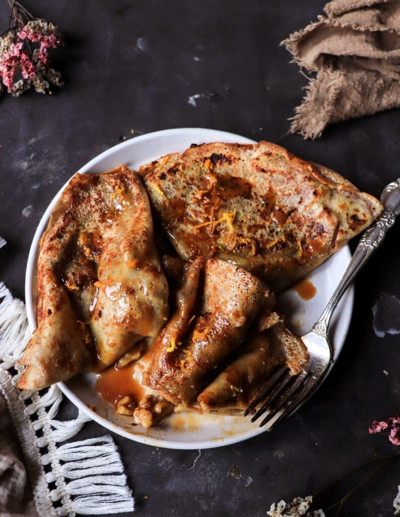 Caramelized Dulce de Leche Crêpe Parcels