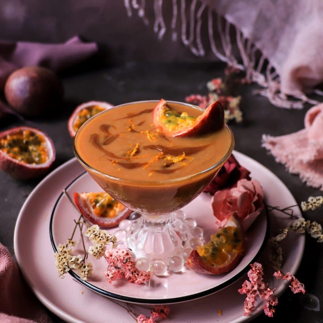 Passion Fruit Dulce de Leche Rum Cocktail