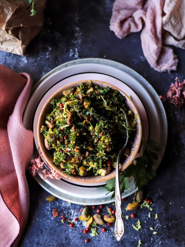 Pistachio Gremolata