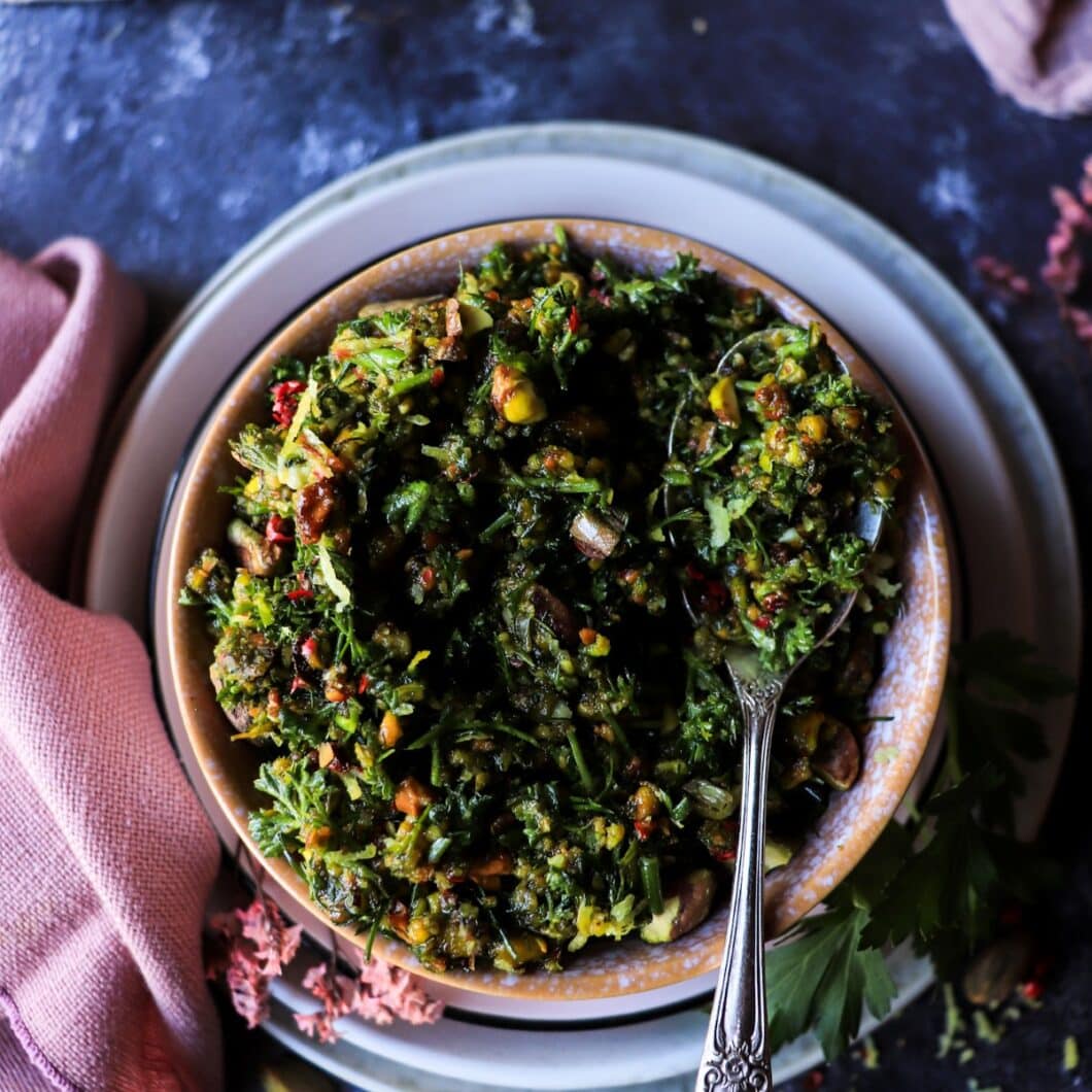 Pistachio Gremolata