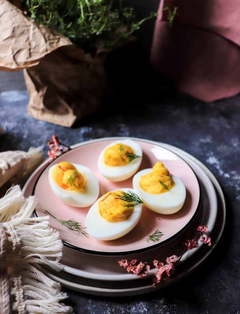 Saffron Deviled Eggs – An Elegant Twist on a Classic