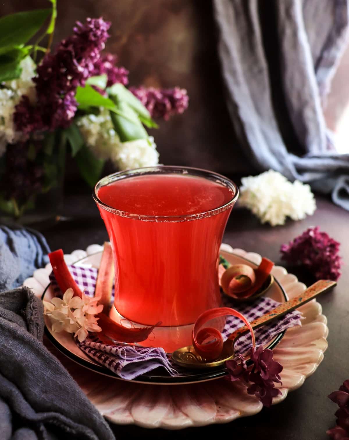 How to Make Rhubarb Syrup (Less Sweet, Perfect for Cocktails)