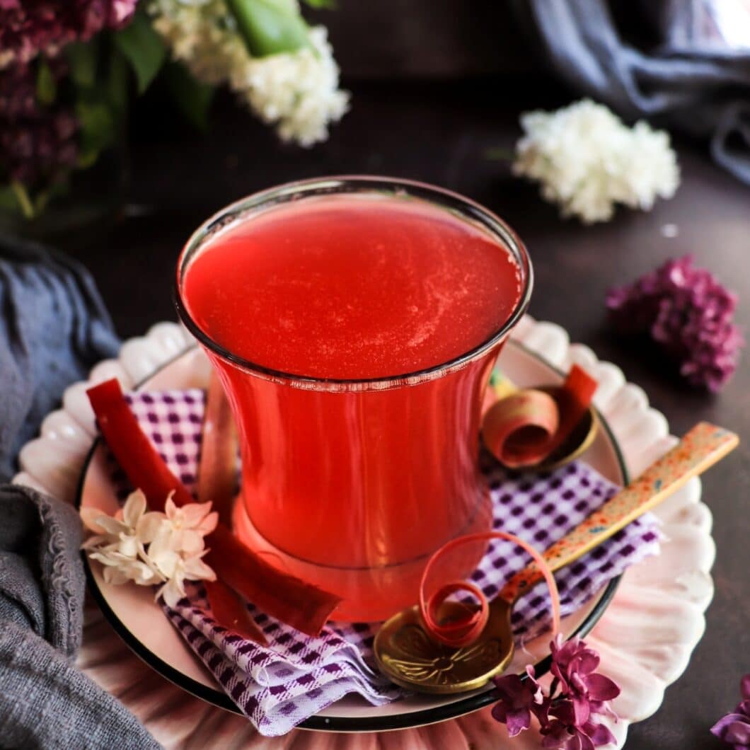 How to Make Rhubarb Syrup