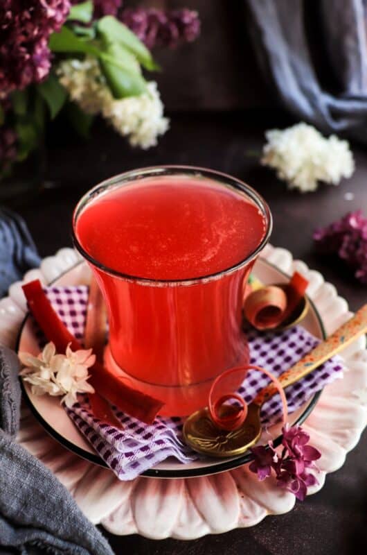 How to Make Rhubarb Syrup