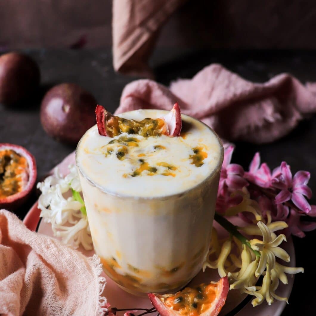Boozy Passion Fruit Milkshake