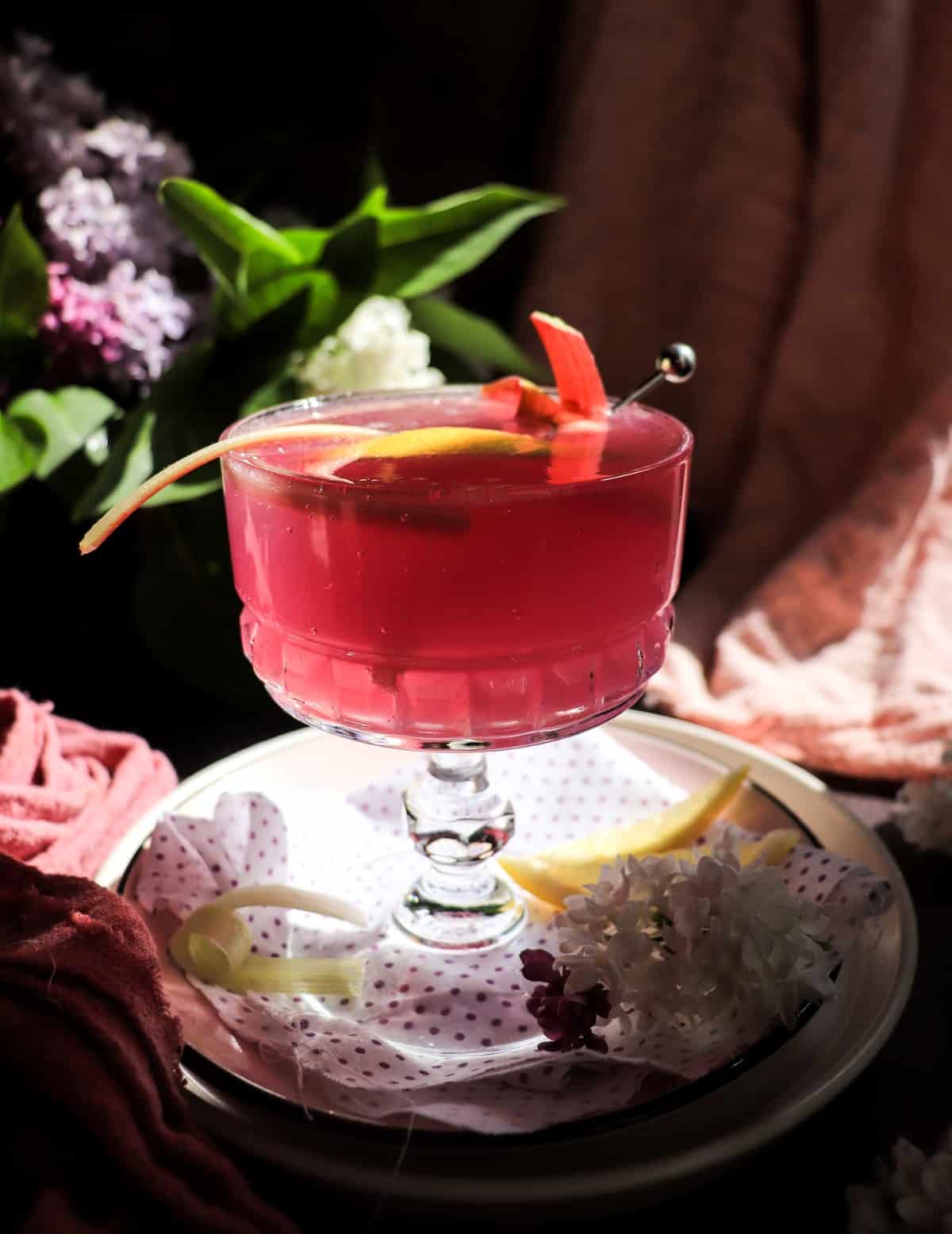 Empress 1908 Gin Rhubarb Cocktail