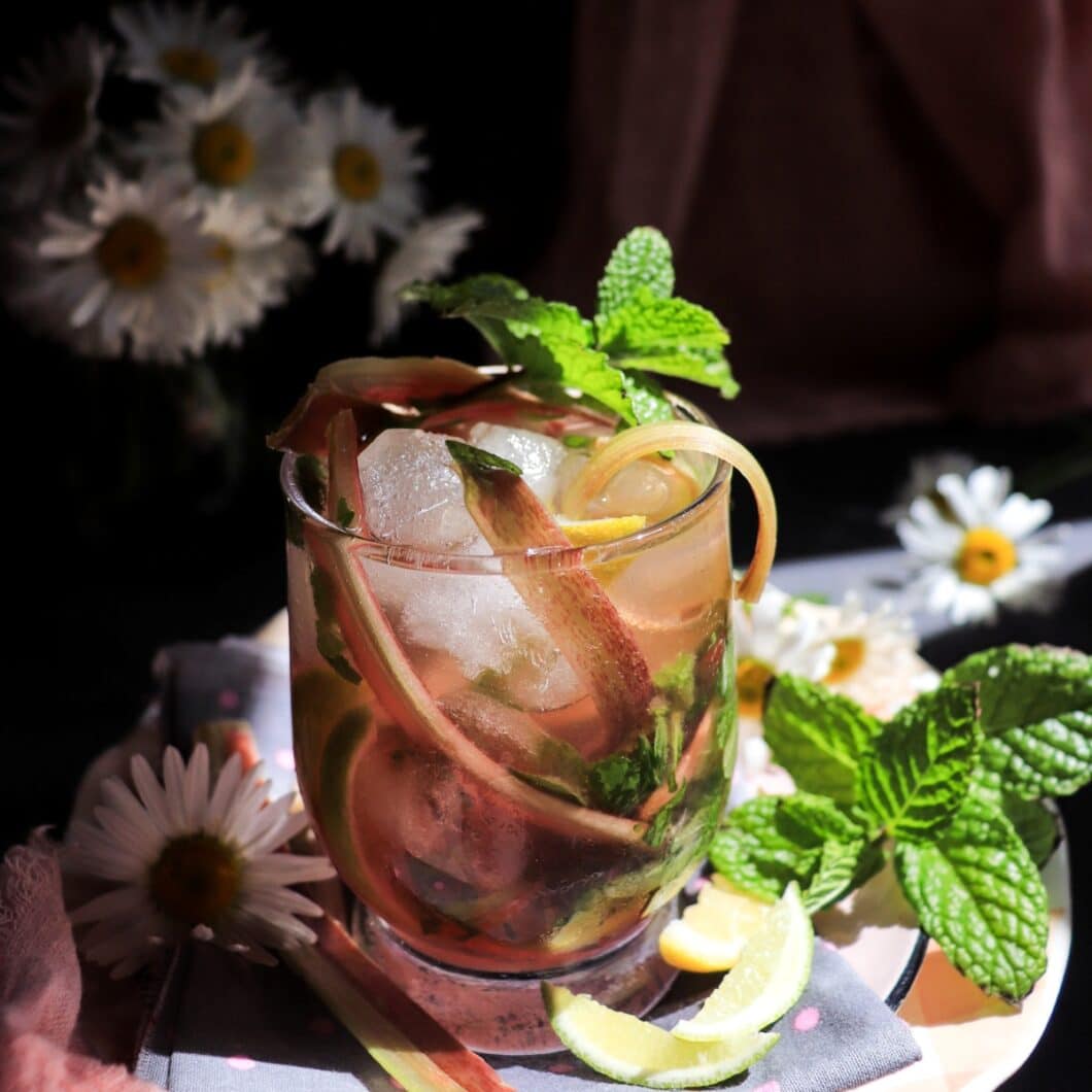 Rhubarb Mint Cooler