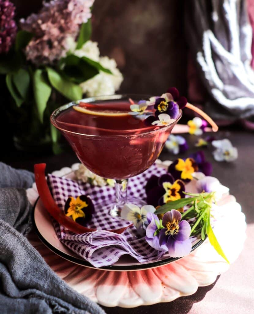 Rhubarb Violet Sour