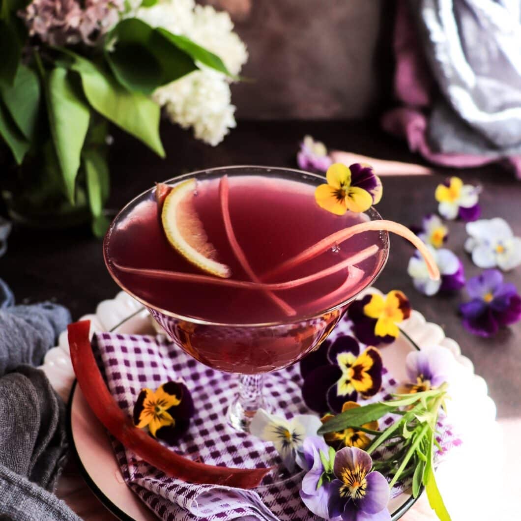 Rhubarb Violet Sour