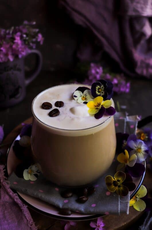 Violet Iced Coffee