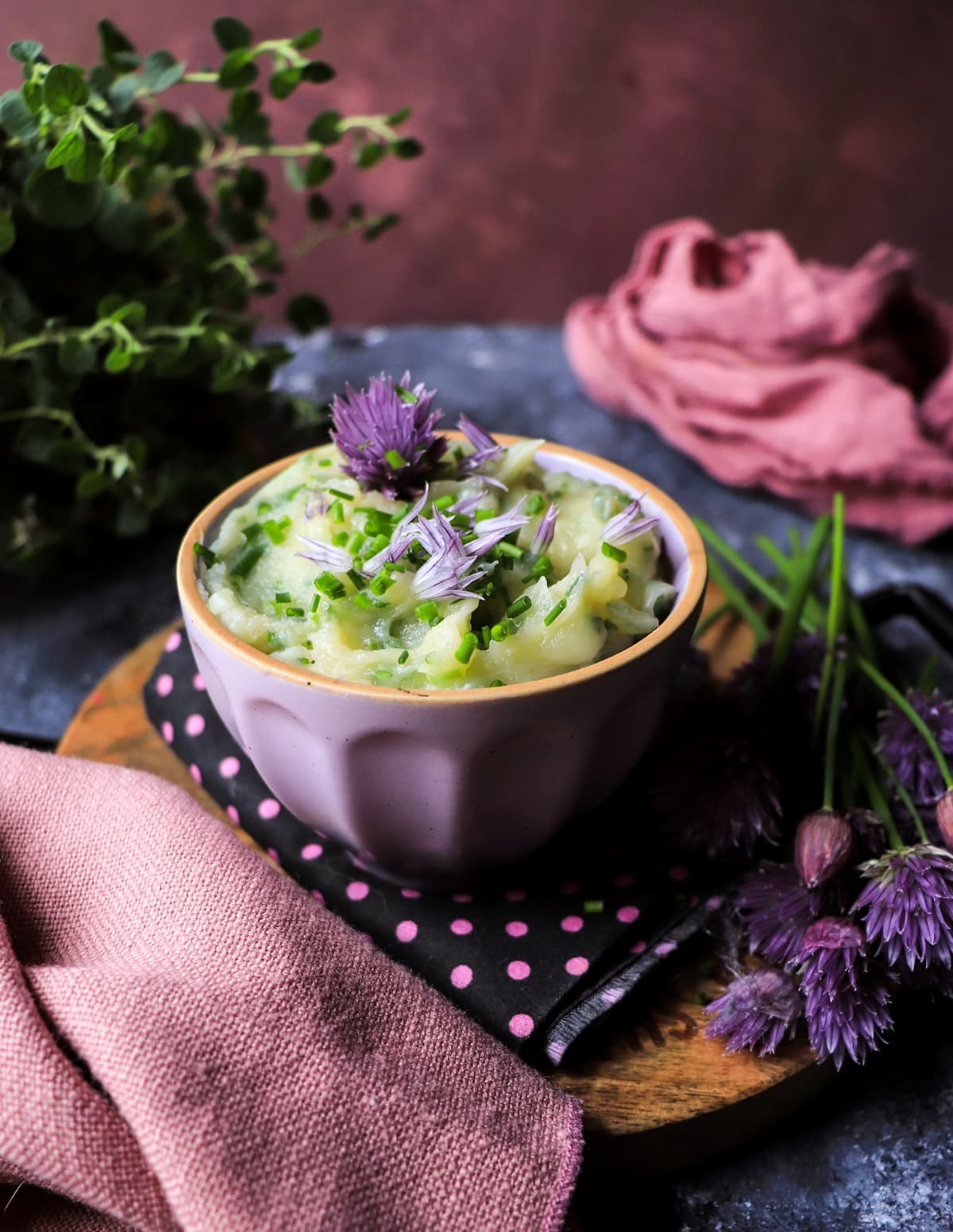 Easy homemade chive honey compound butter