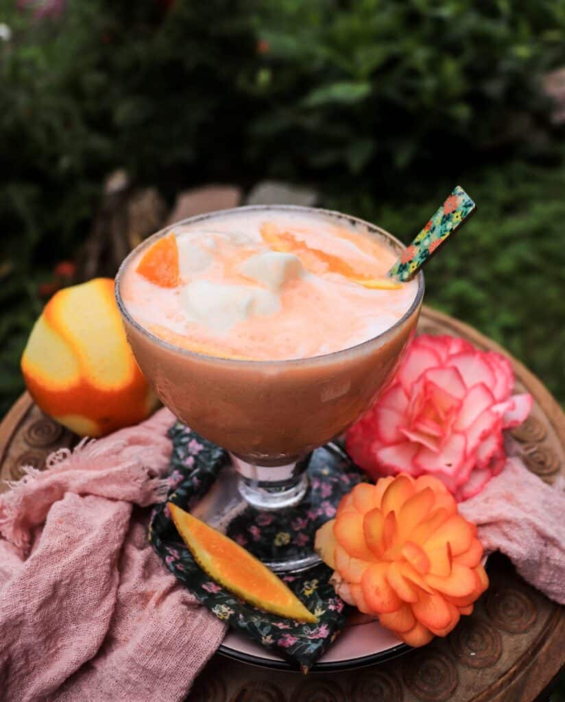 Boozy Orange Creamsicle Float