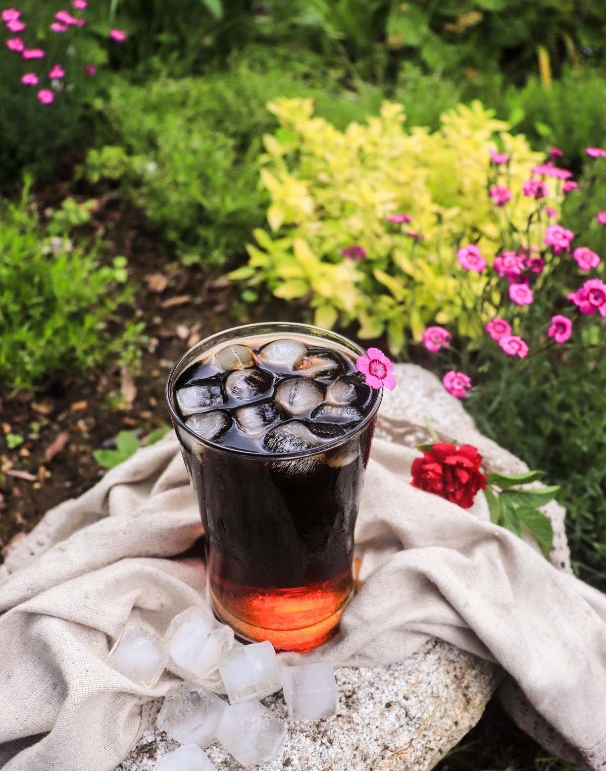 Amaretto root beer cocktail