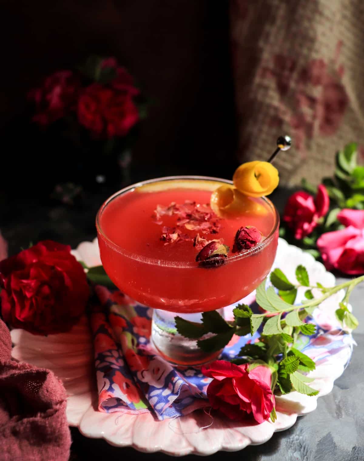 Rose Gin Sour