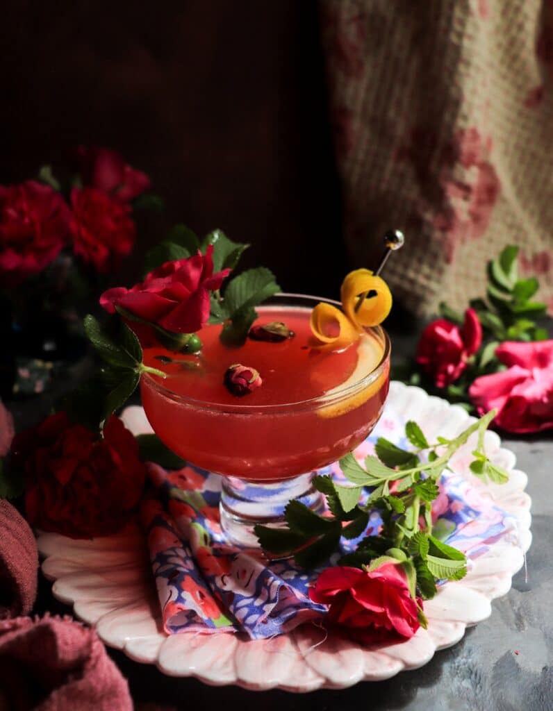 Rose Gin Sour
