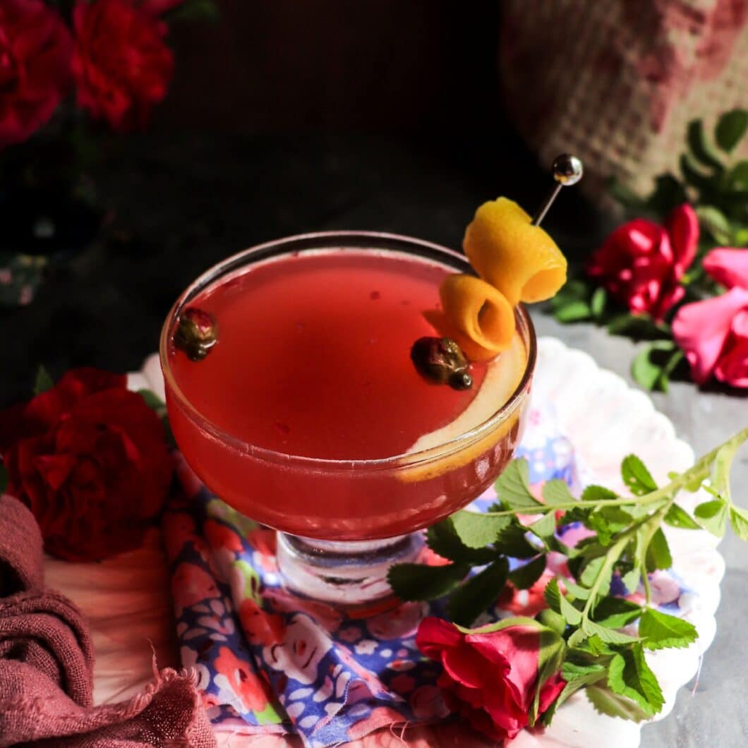 Rose Gin Sour