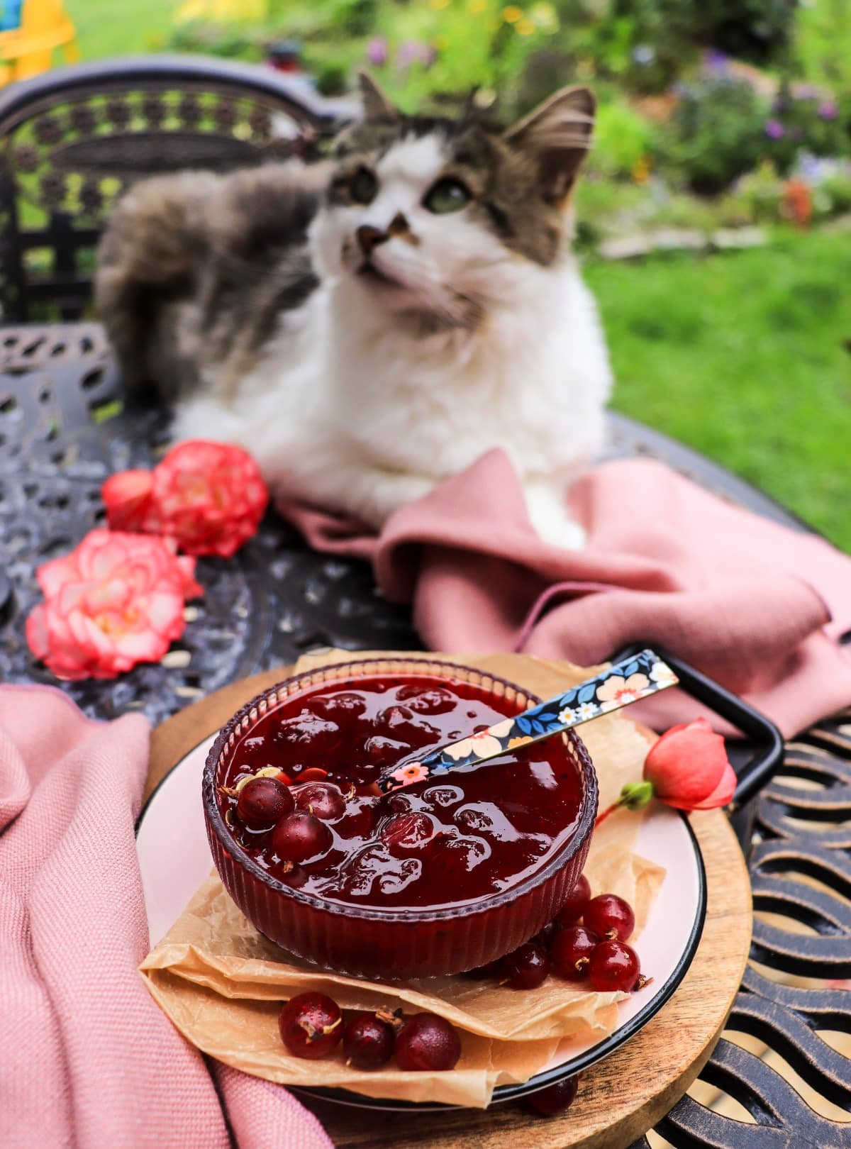 Homemade gooseberry jam