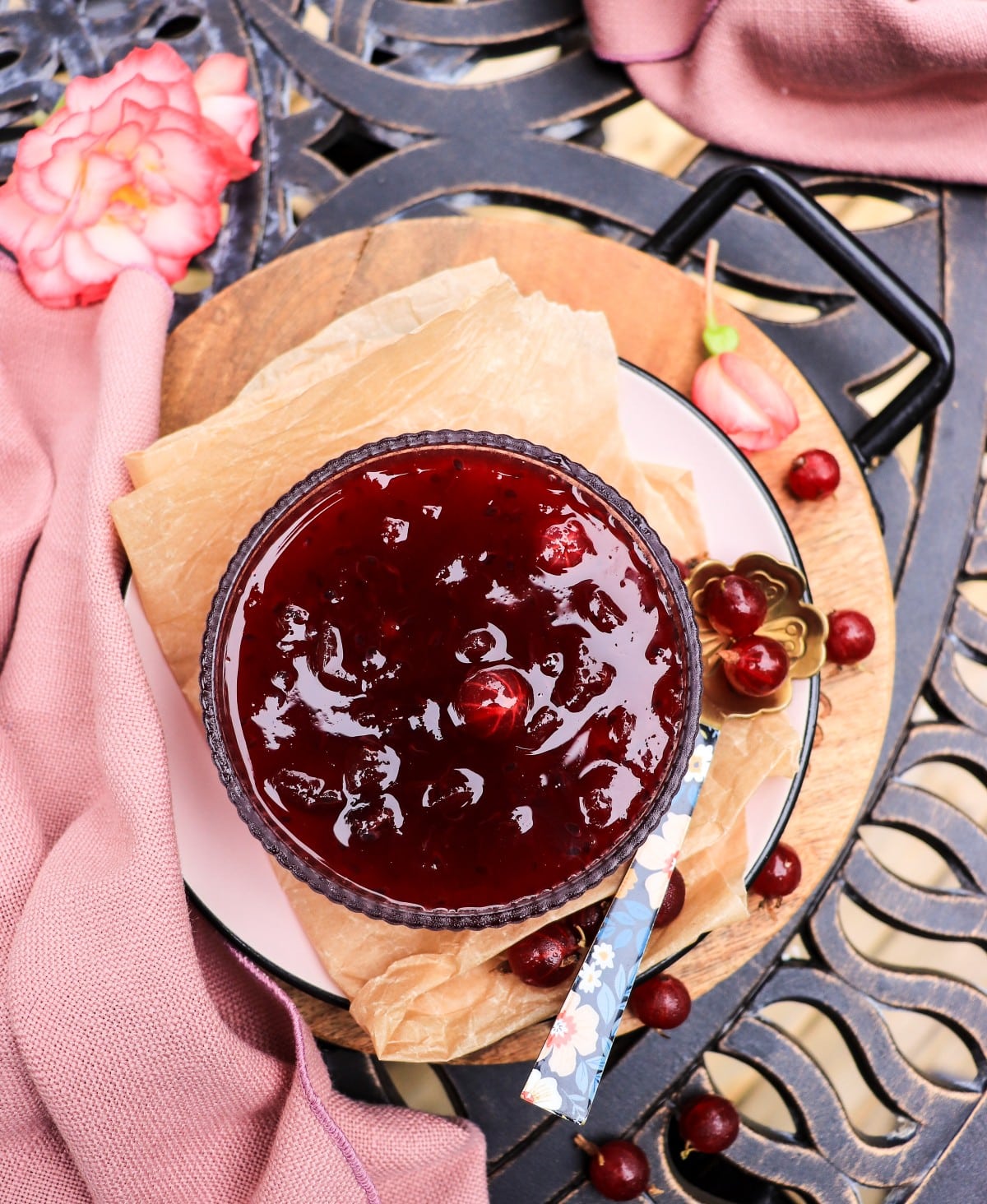Low sugar gooseberry jam