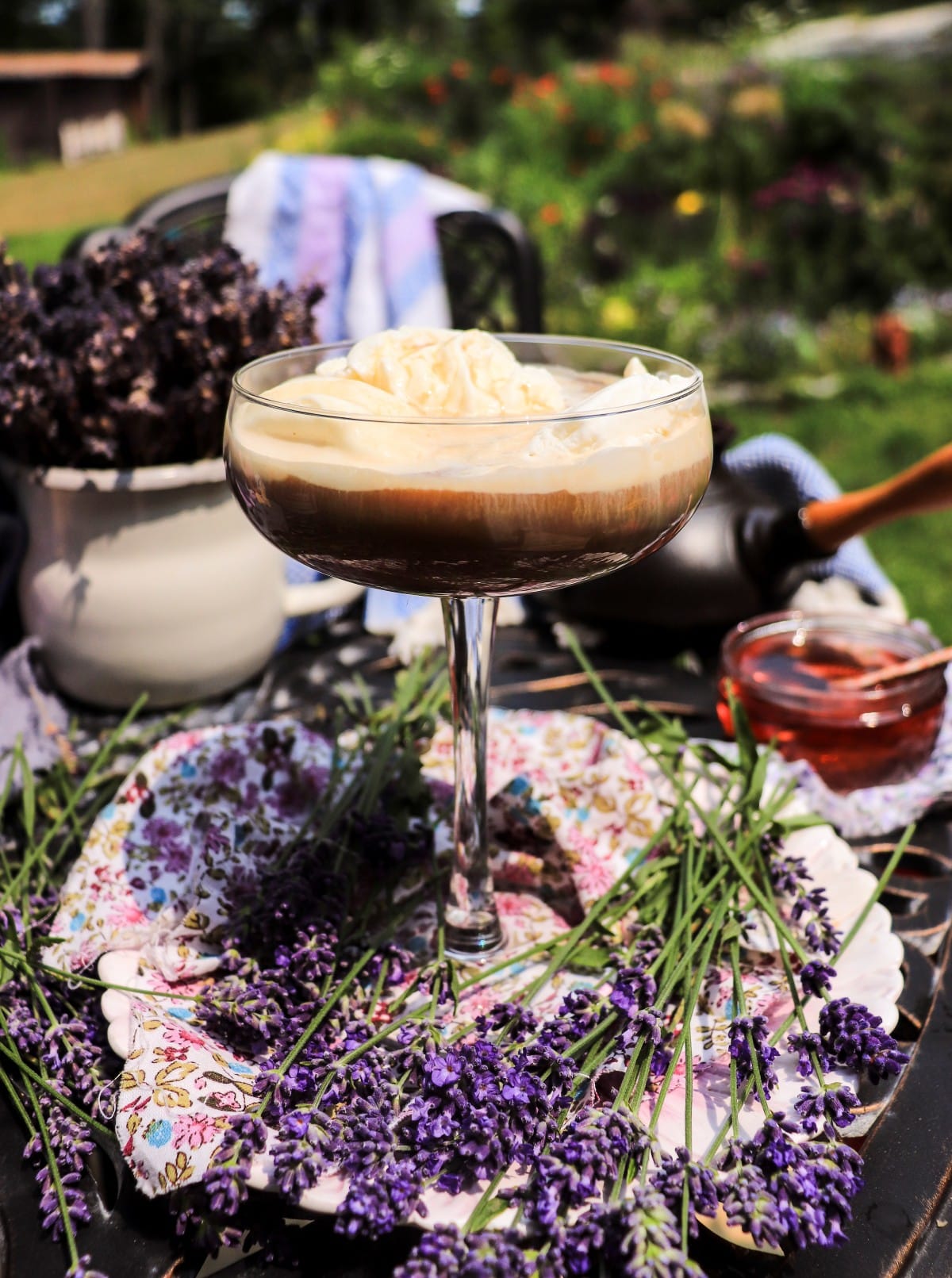 Lavender Affogato - A Classic Coffee Dessert with a Floral Twist