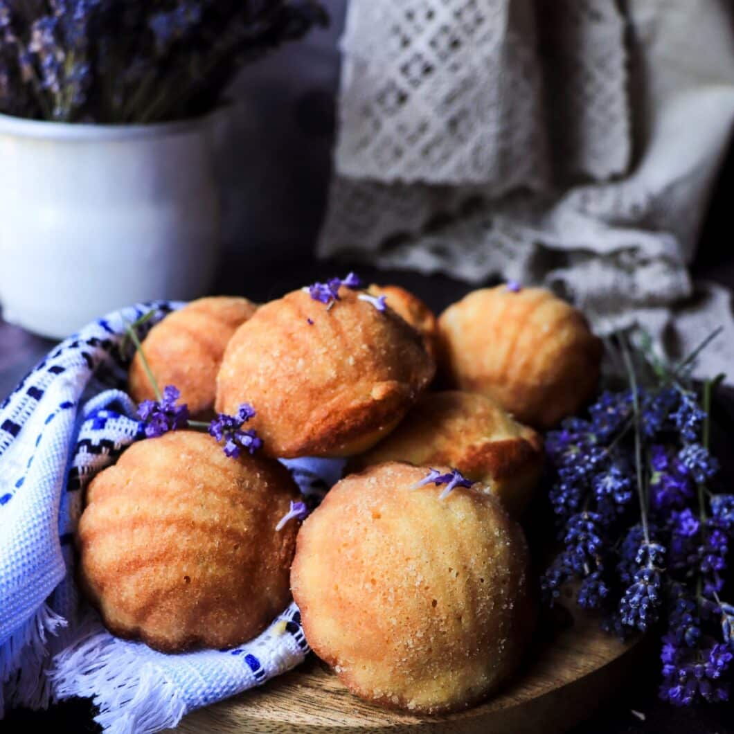 Lavender Madeleines with Honey