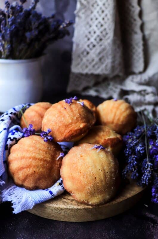 Lavender Madeleines with Honey