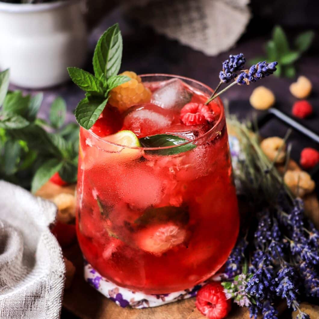 Lavender Raspberry Cooler